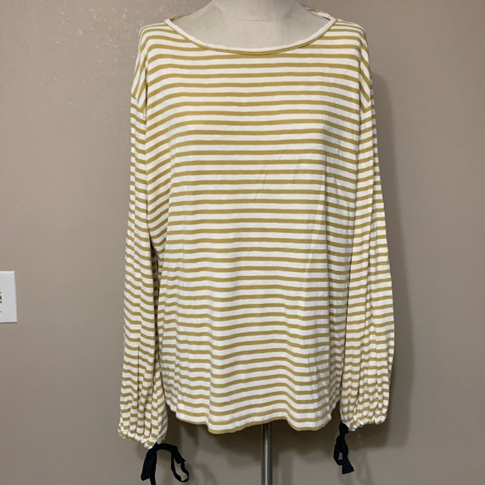 L Love Striped Top